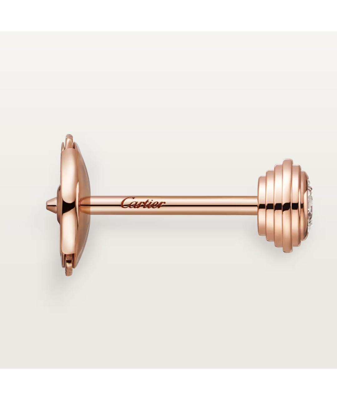 CARTIER Золотые серьги из розового золота, фото 3