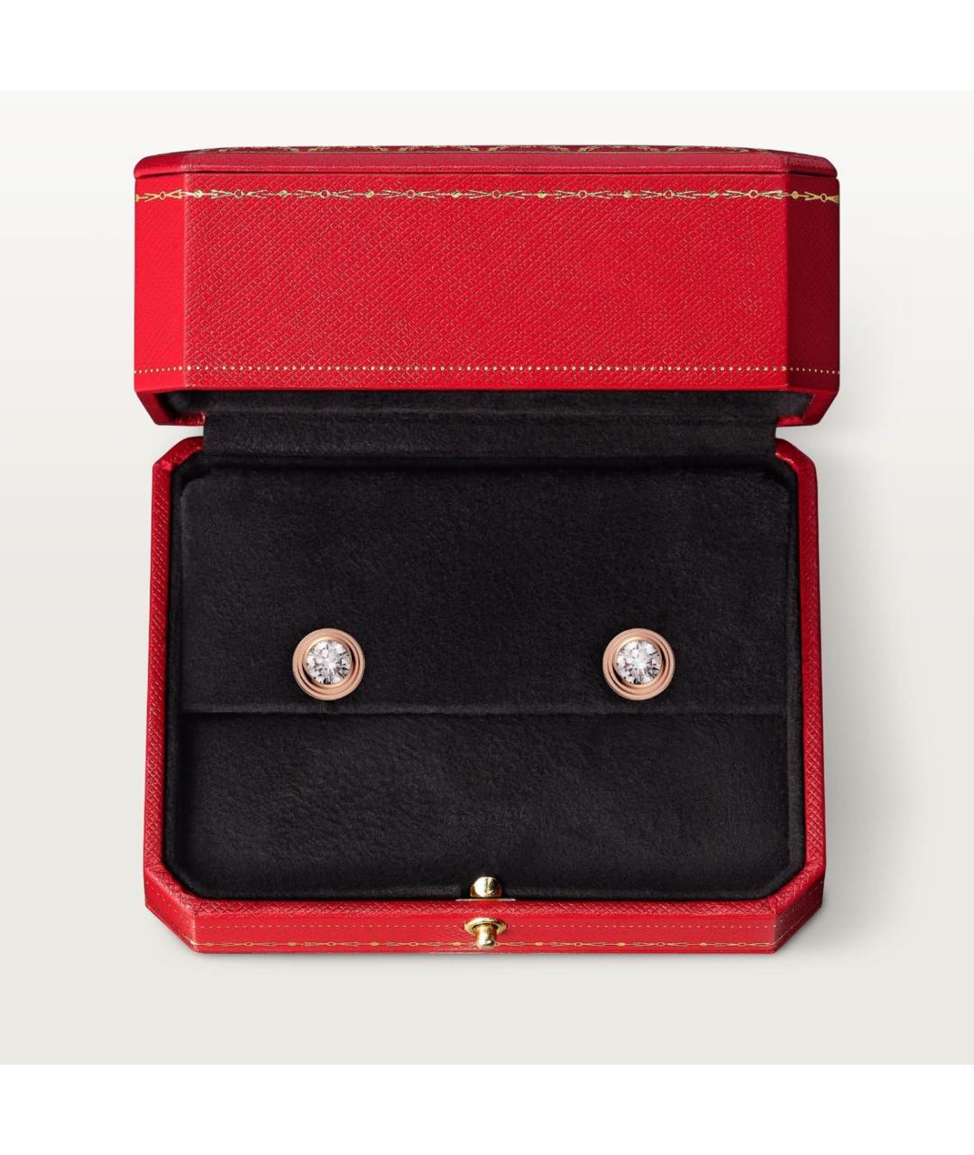 CARTIER Золотые серьги из розового золота, фото 5