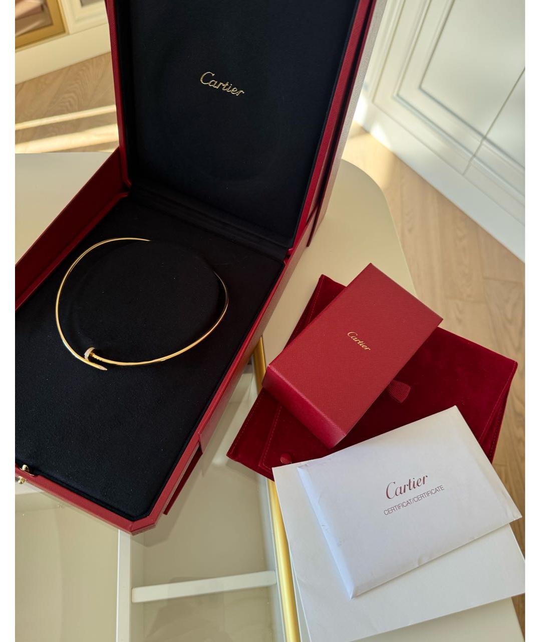 CARTIER Золотое колье из желтого золота, фото 2