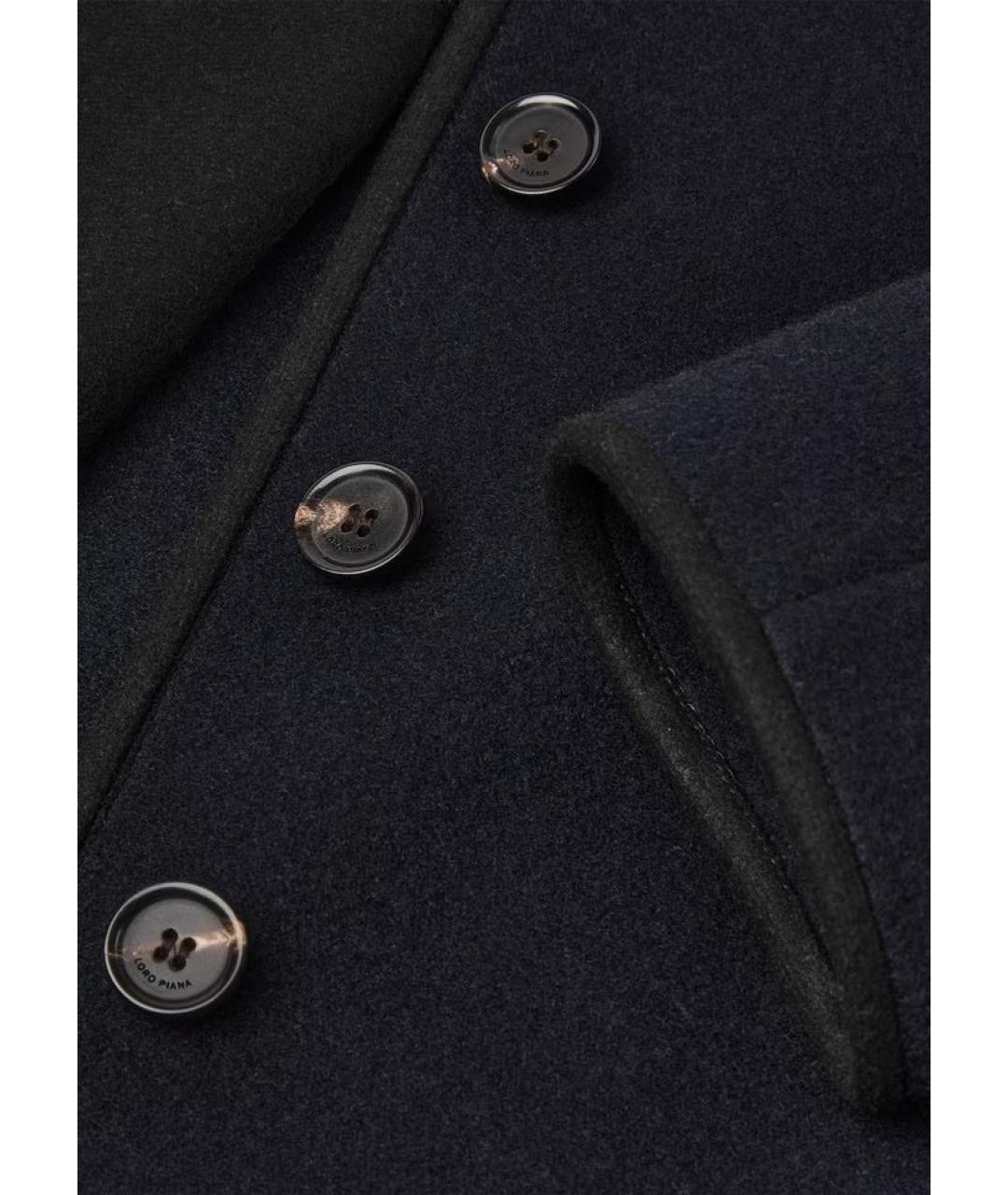 LORO PIANA Темно-синяя кашемировая куртка, фото 8