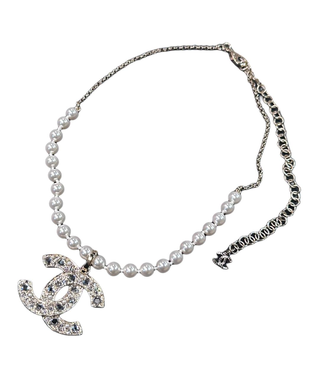 CHANEL Серебряная металлическая подвеска, фото 2