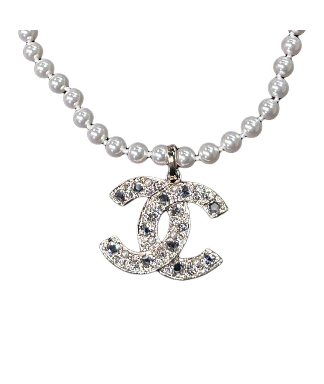 CHANEL Серебряная металлическая подвеска, фото 1
