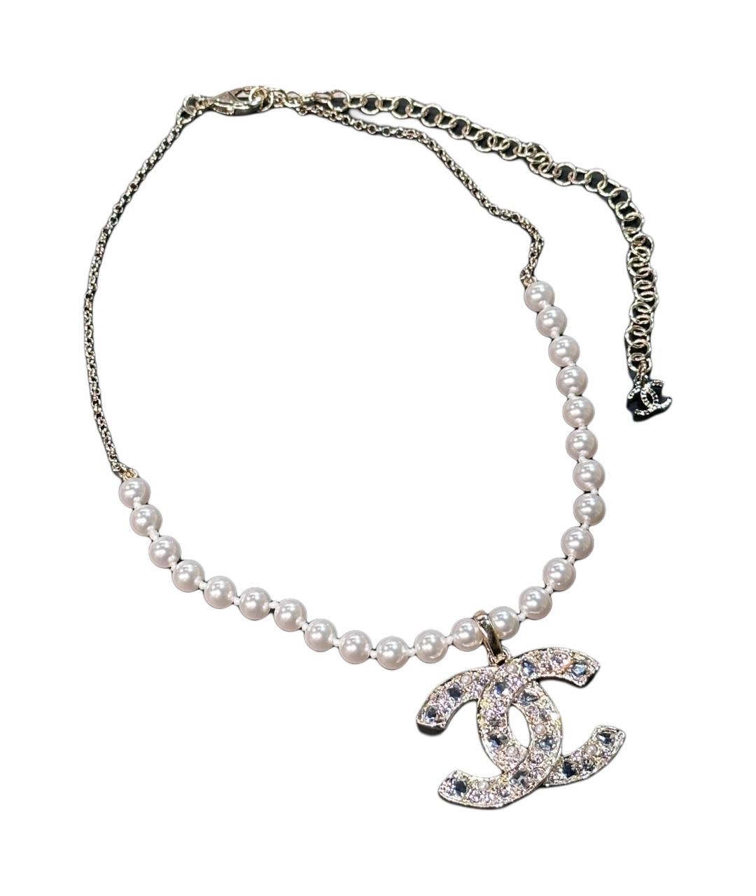 CHANEL Серебряная металлическая подвеска, фото 3
