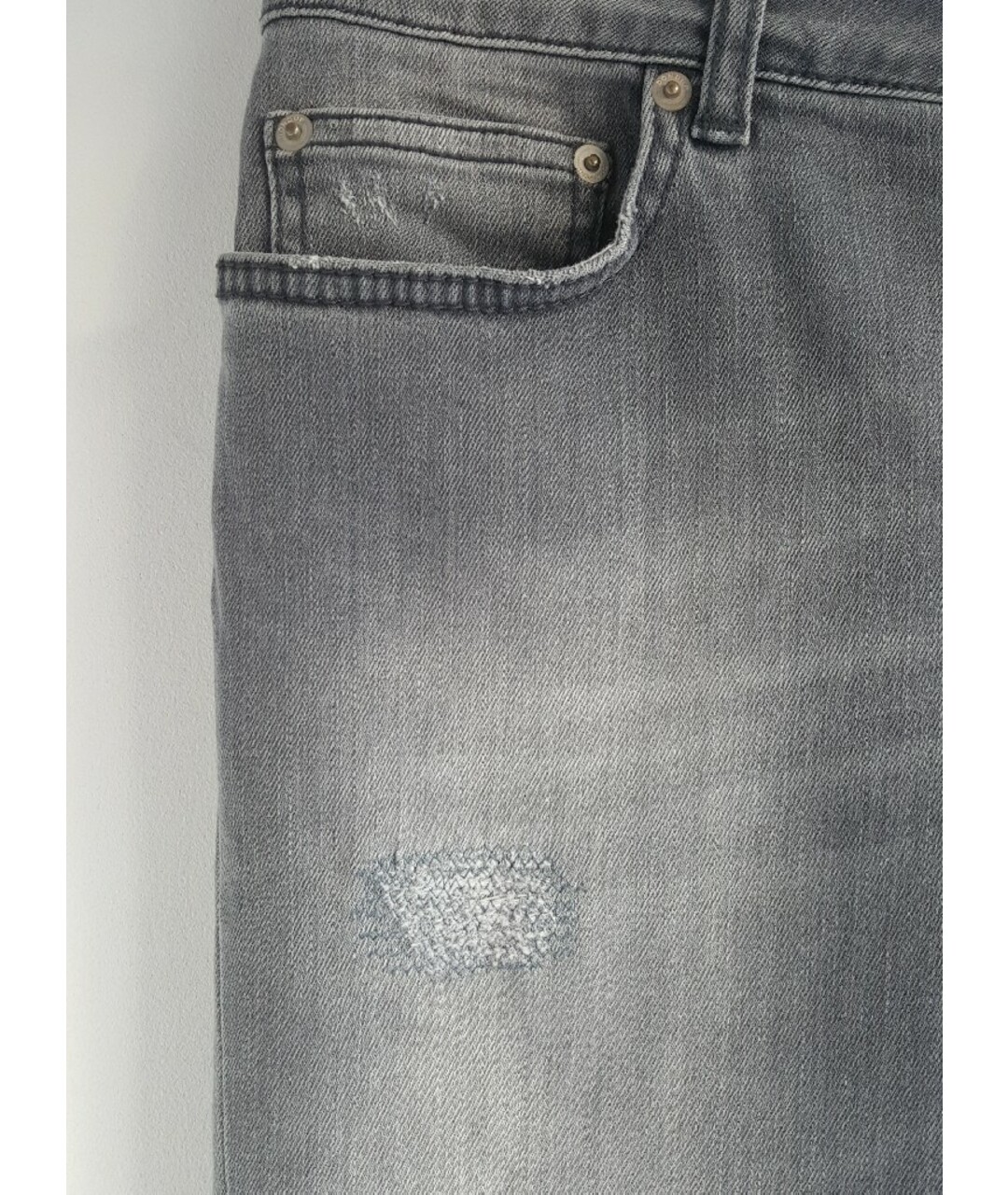 DONDUP Серые хлопковые джинсы слим, фото 9