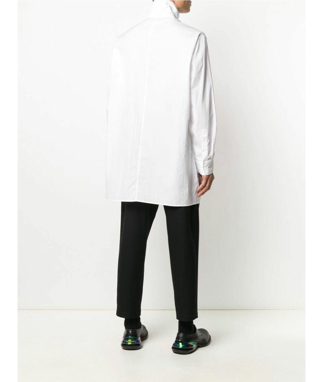 YOHJI YAMAMOTO Белая хлопковая классическая рубашка, фото 2