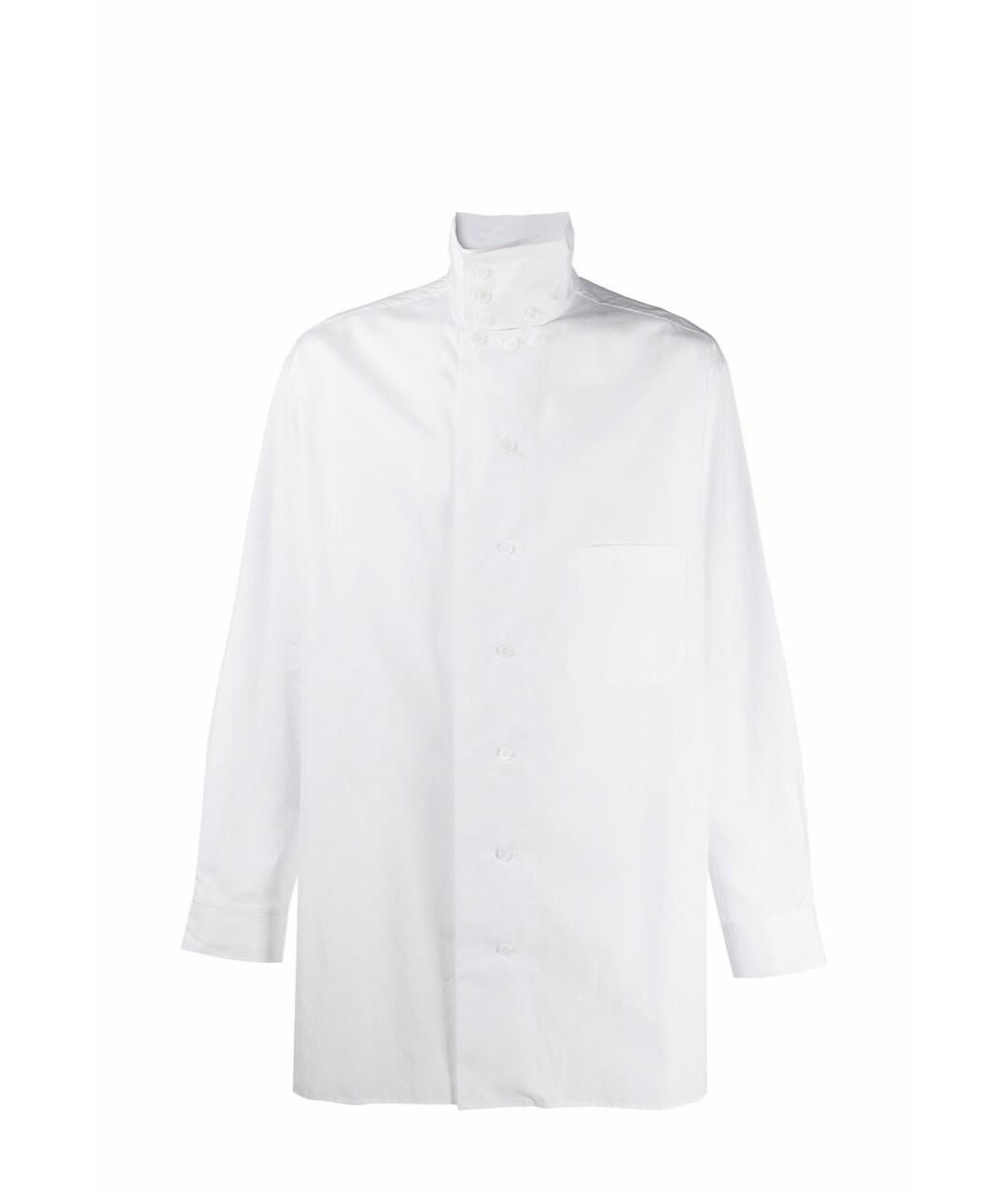 YOHJI YAMAMOTO Белая хлопковая классическая рубашка, фото 1
