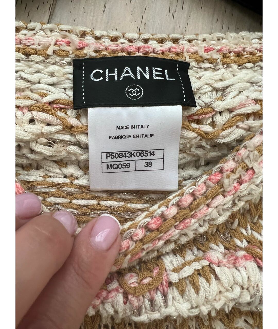 CHANEL Бежевое вискозное повседневное платье, фото 3