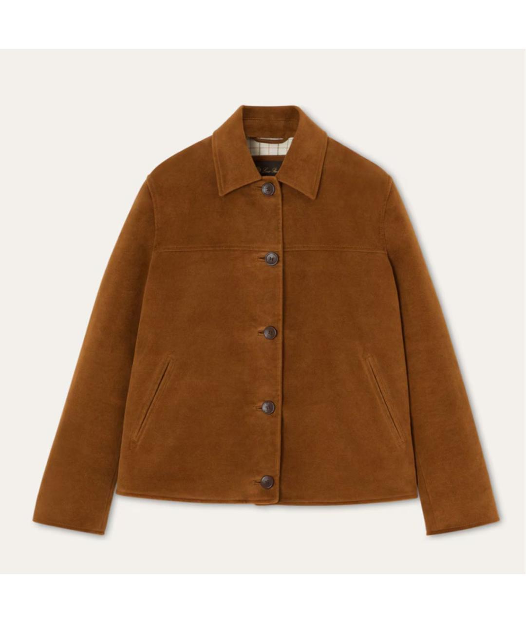 LORO PIANA Коричневая хлопковая куртка, фото 9