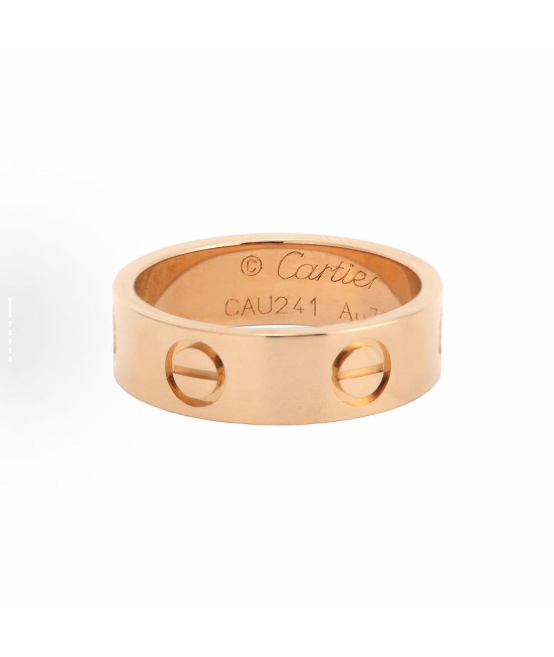 CARTIER Золотое кольцо из розового золота, фото 1