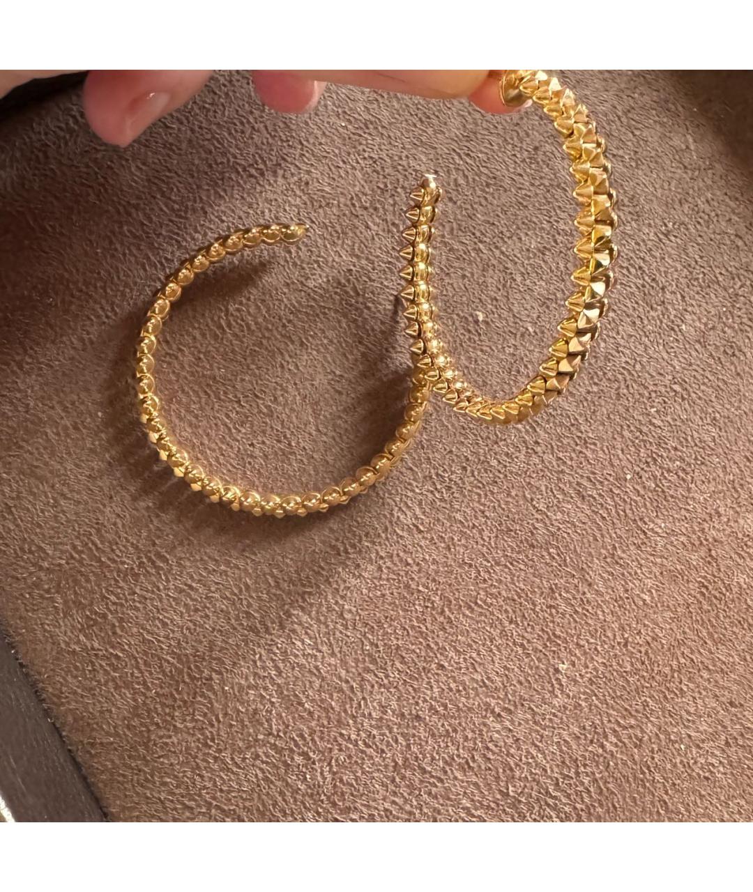 CARTIER Бежевые серьги из розового золота, фото 2