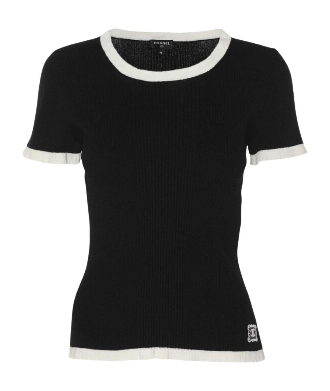 CHANEL Черная футболка, фото 1