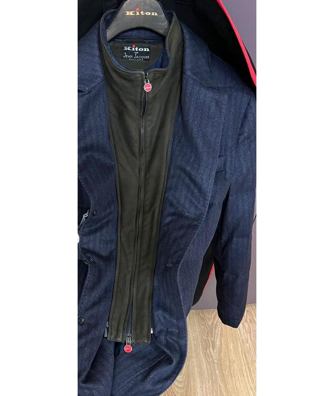 KITON Синяя куртка, фото 7