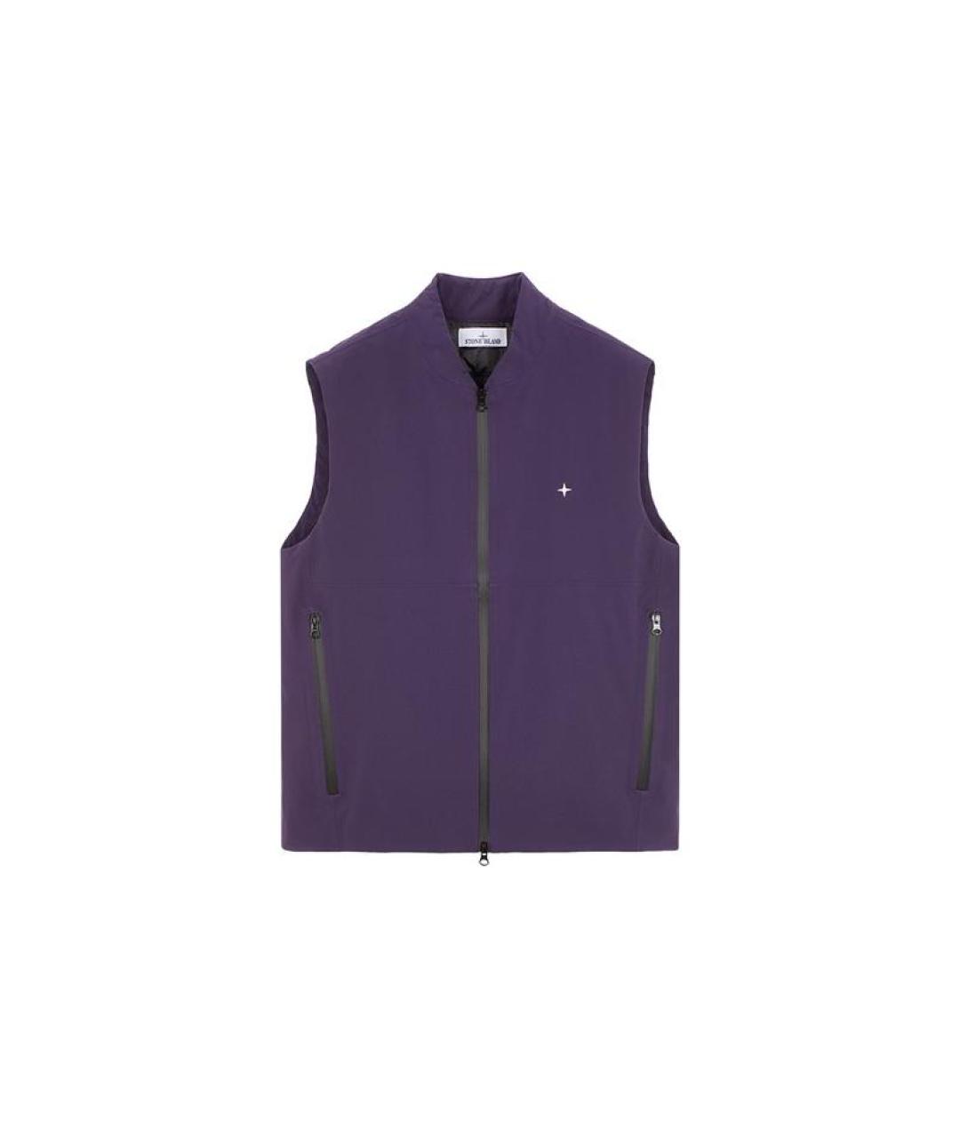 STONE ISLAND Темно-синий жилет, фото 1