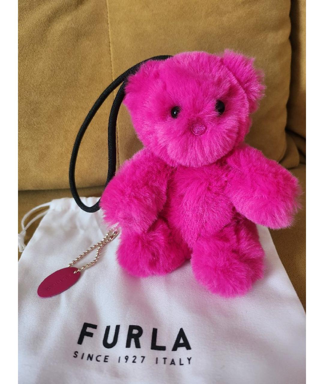 FURLA Фуксия брелок, фото 4