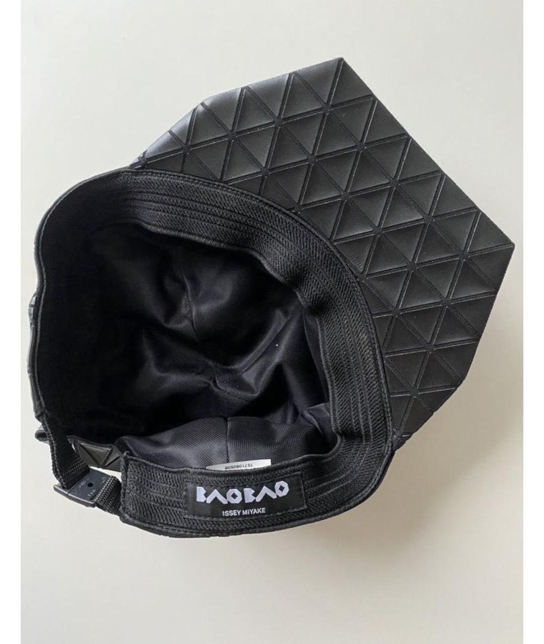 BAO BAO ISSEY MIYAKE Черная кепка/бейсболка, фото 4