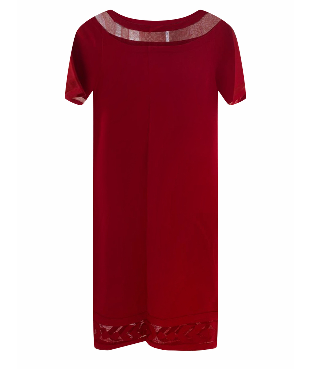 D.EXTERIOR Красное вискозное коктейльное платье, фото 1