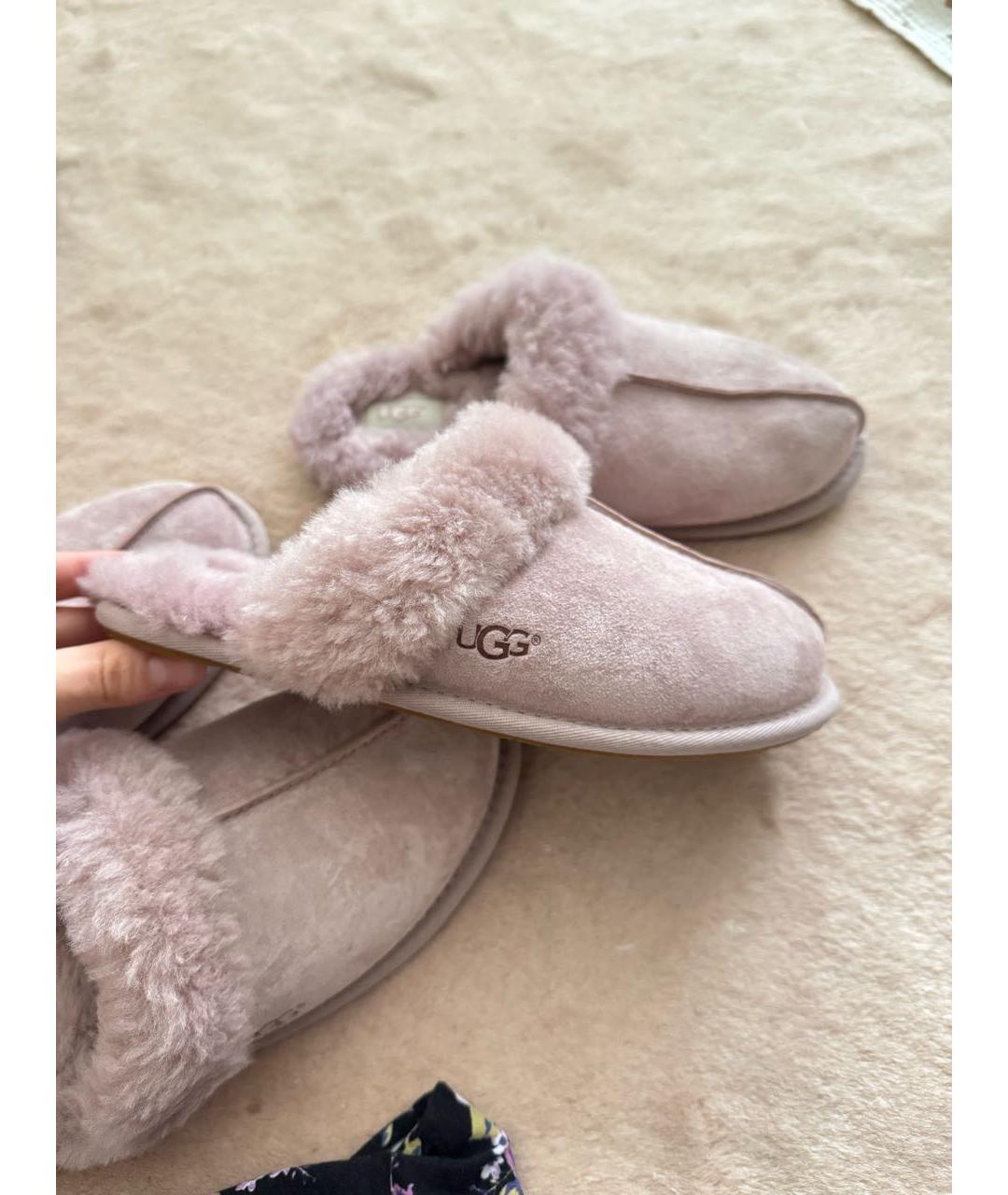 UGG AUSTRALIA Розовые сабо, фото 4
