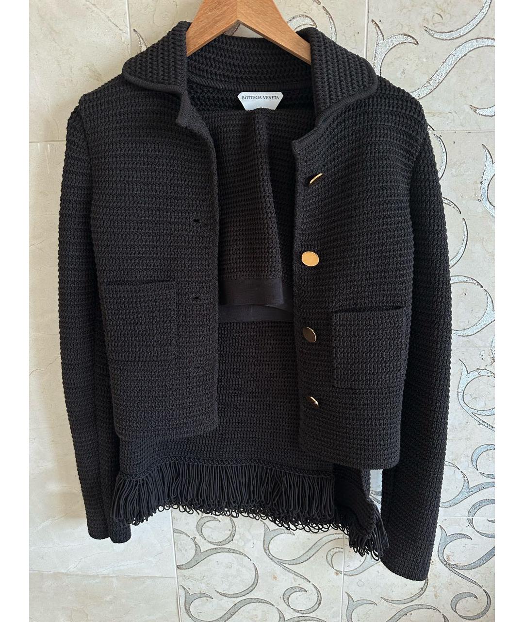 BOTTEGA VENETA Коричневый хлопковый костюм с юбками, фото 8