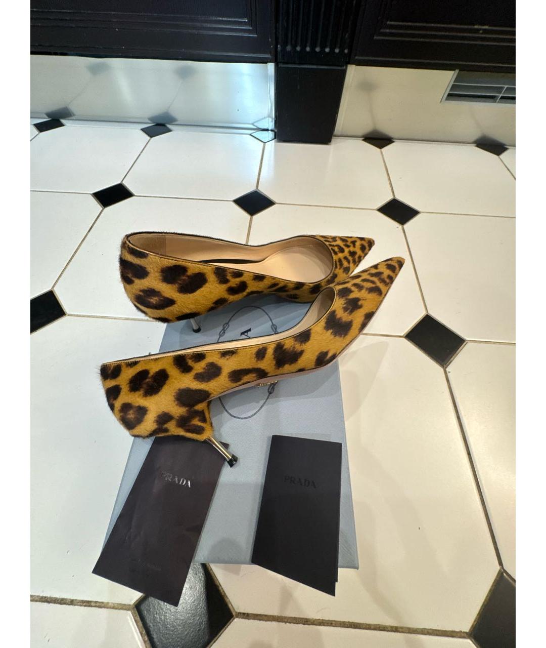 PRADA Мульти кожаные туфли, фото 5