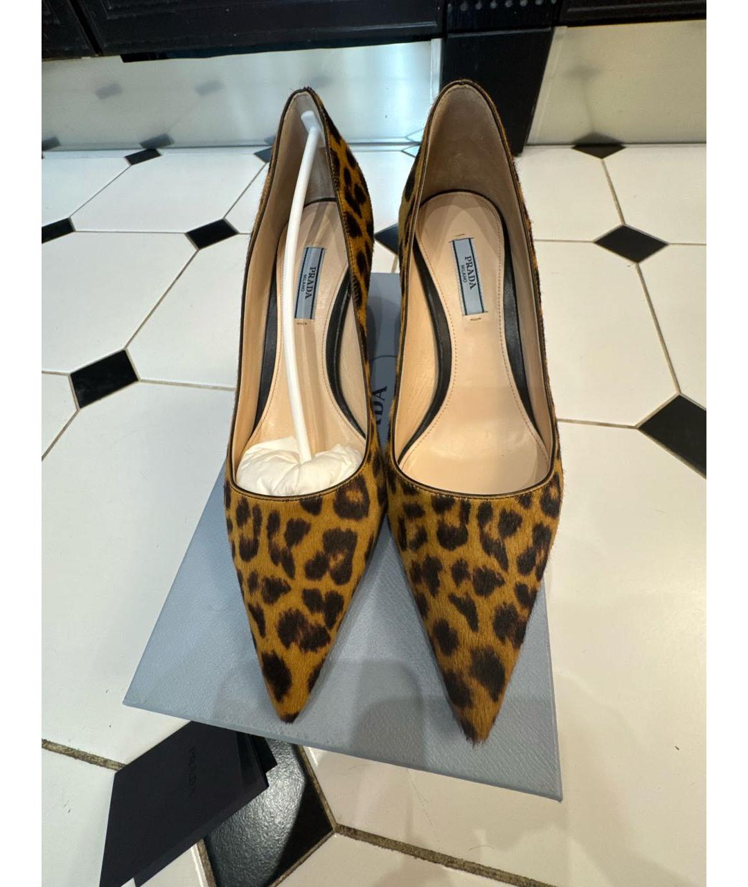 PRADA Мульти кожаные туфли, фото 2