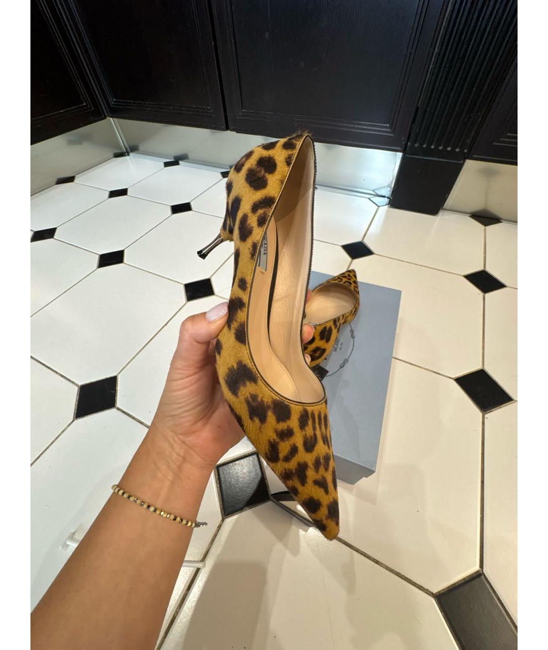 PRADA Мульти кожаные туфли, фото 8
