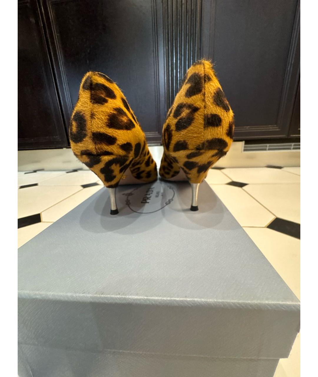 PRADA Мульти кожаные туфли, фото 4
