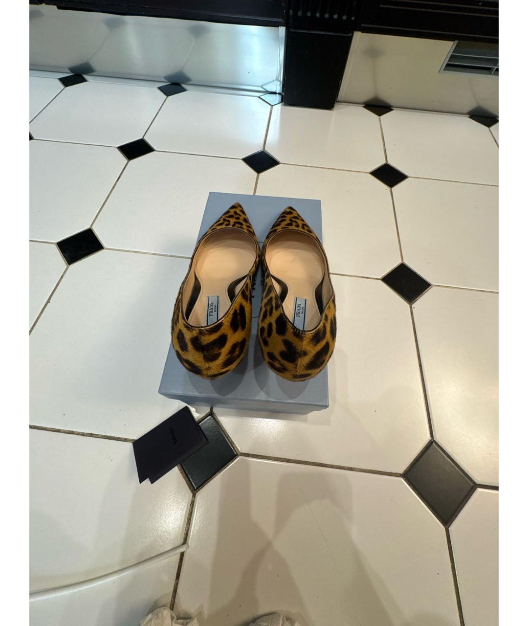PRADA Мульти кожаные туфли, фото 3