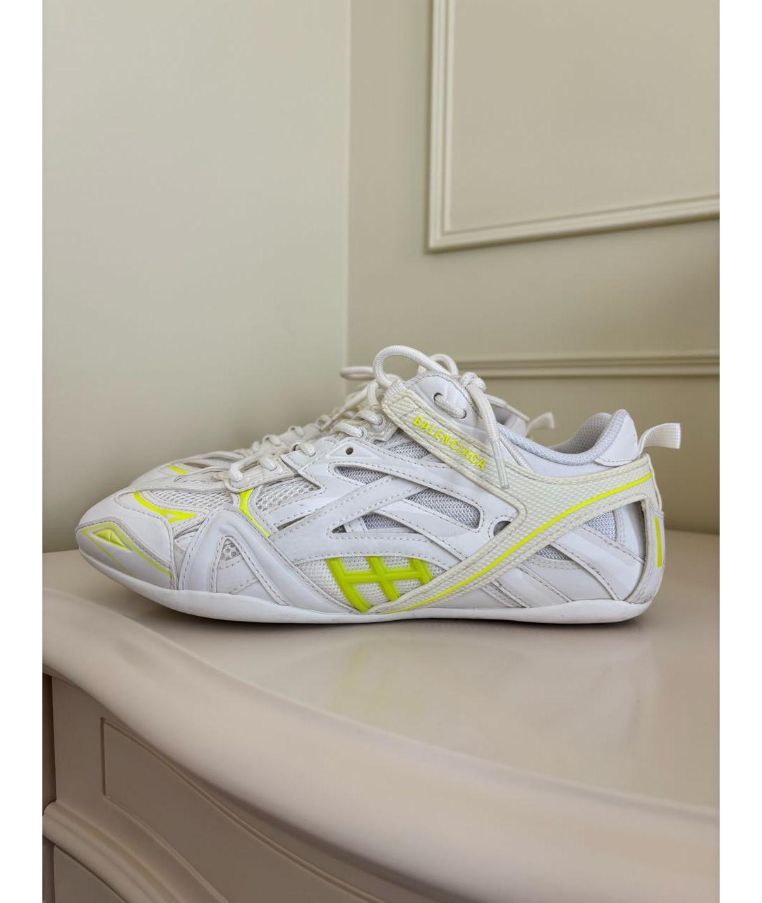 BALENCIAGA Белые текстильные кроссовки, фото 8