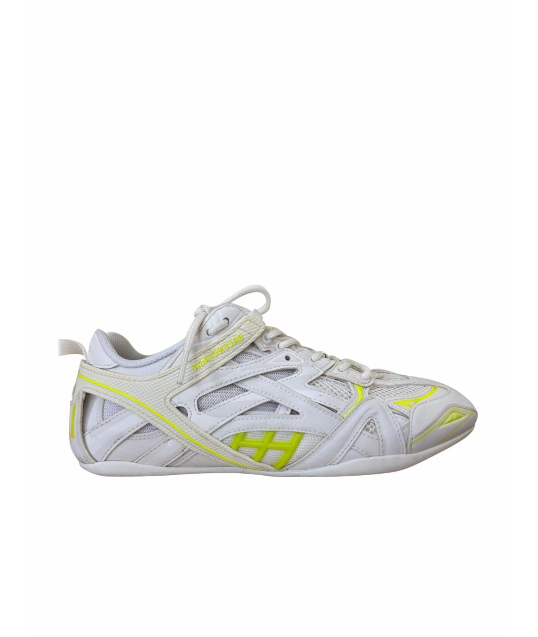 BALENCIAGA Белые текстильные кроссовки, фото 1