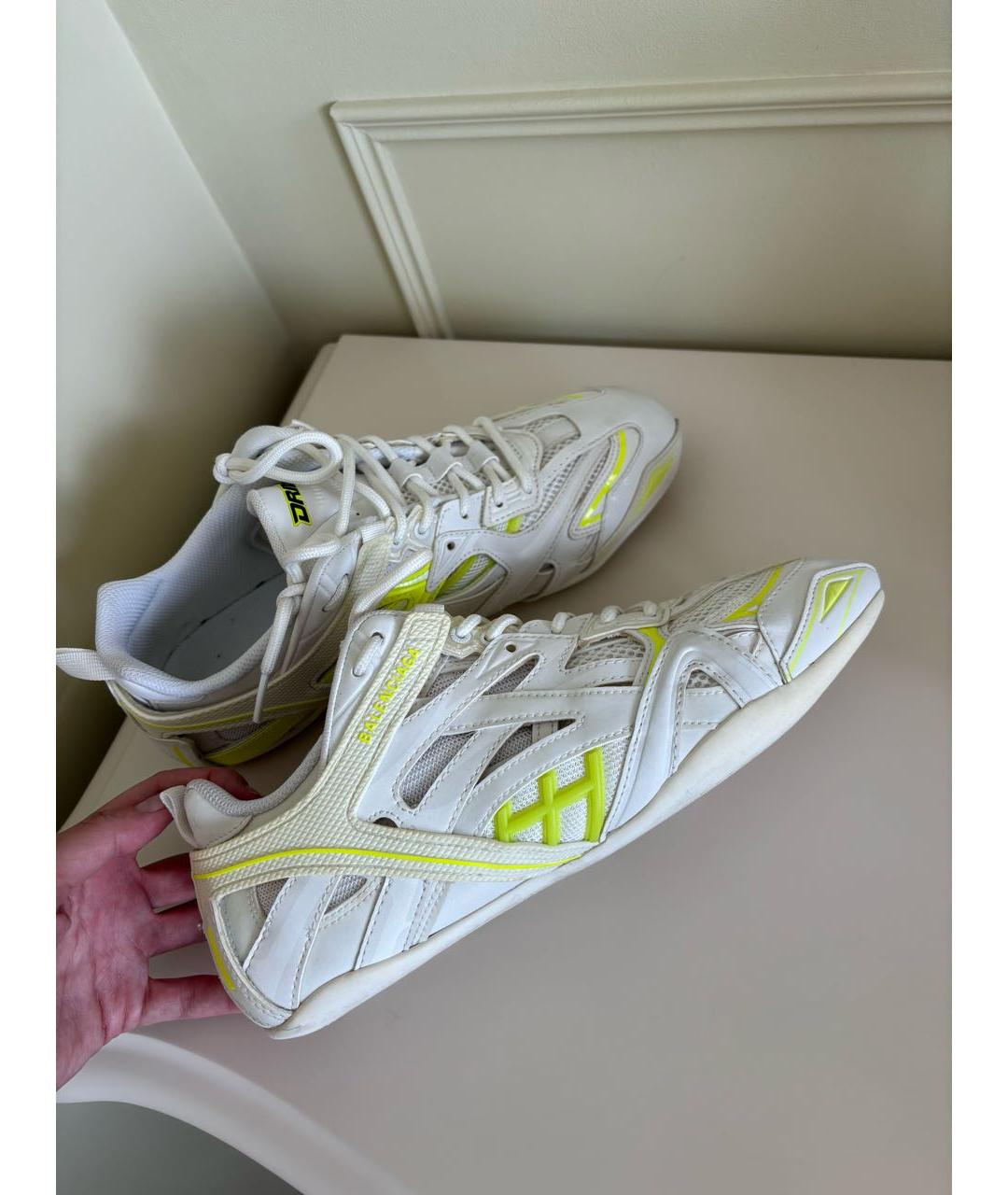 BALENCIAGA Белые текстильные кроссовки, фото 5