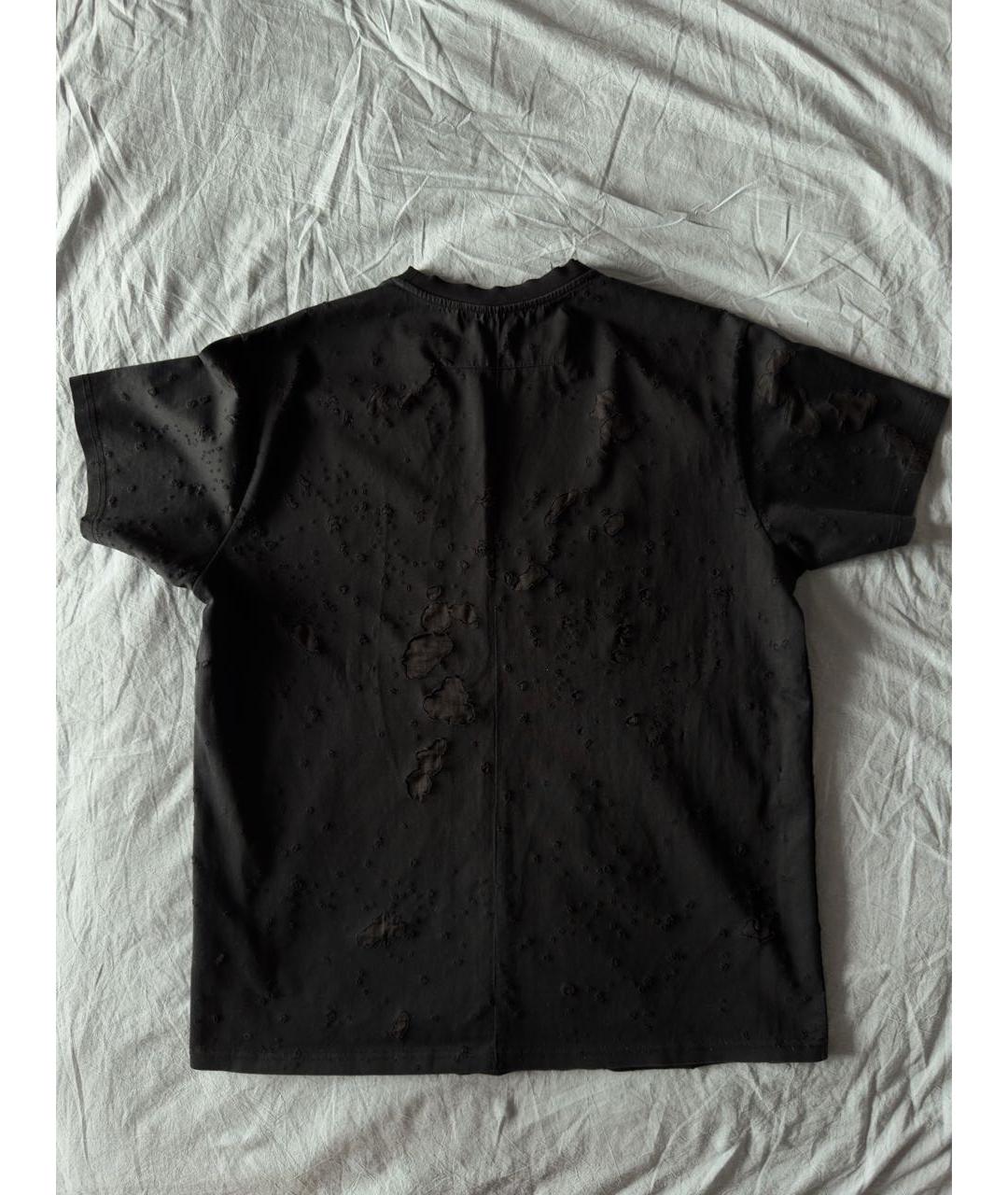 GIVENCHY Черная хлопко-полиэстеровая футболка, фото 2