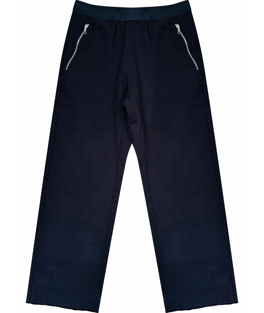 DRIES VAN NOTEN Черные хлопковые повседневные брюки, фото 1