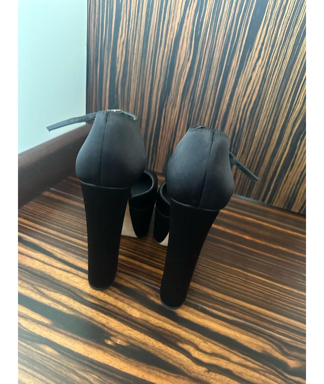 GIUSEPPE ZANOTTI DESIGN Черные текстильные туфли, фото 2