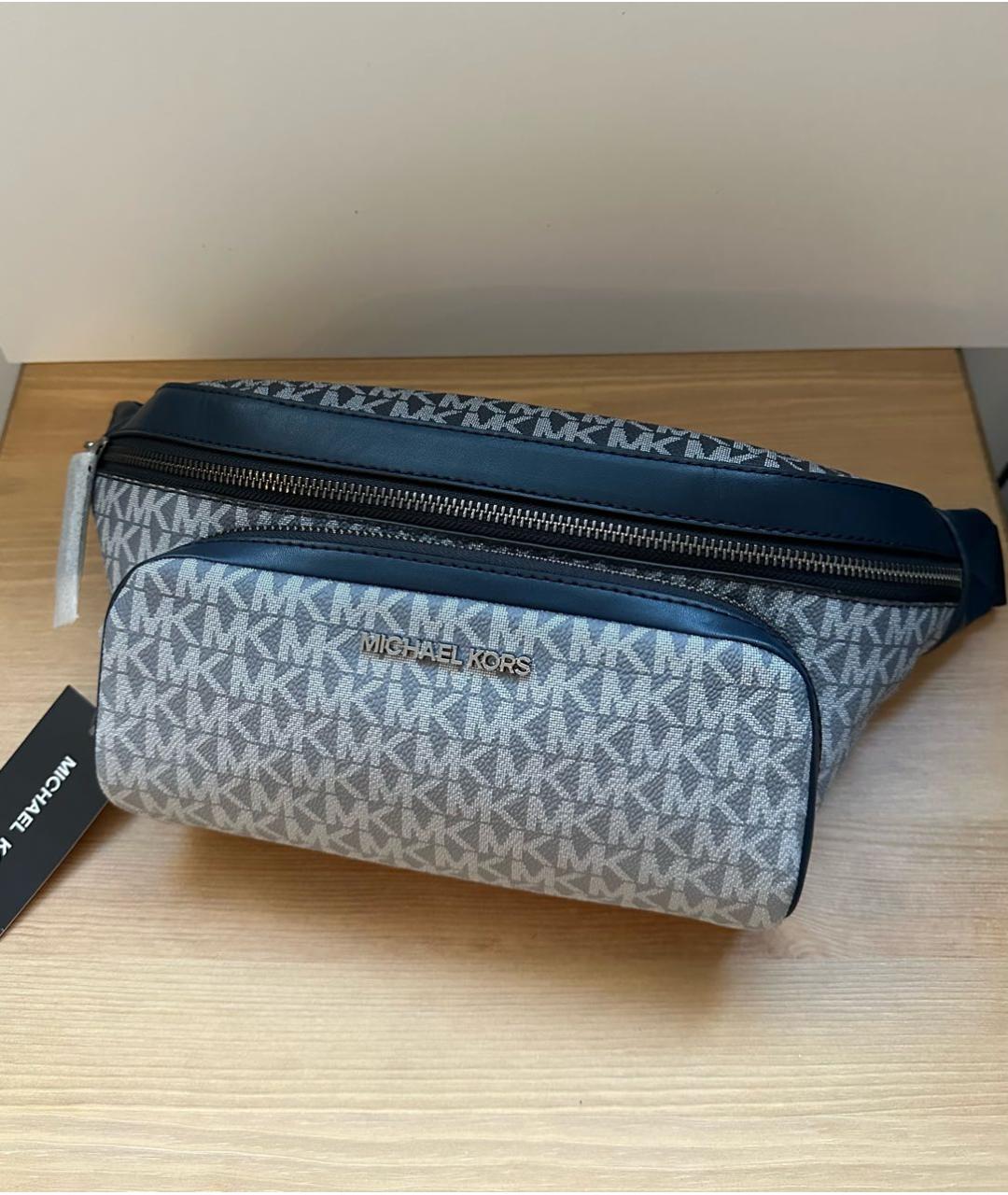 MICHAEL KORS Синяя поясная сумка, фото 4