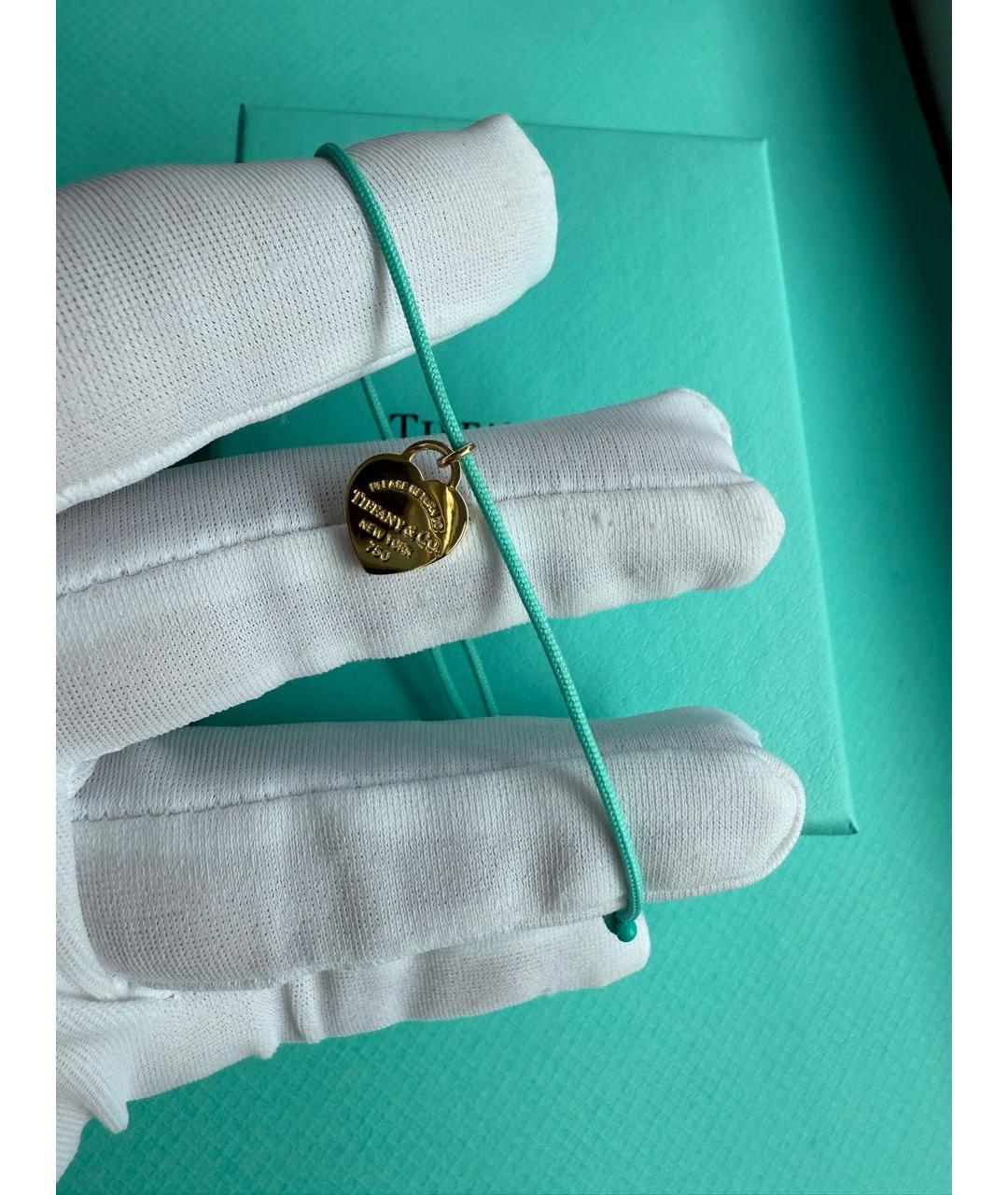 TIFFANY&CO Бирюзовый браслет из желтого золота, фото 2