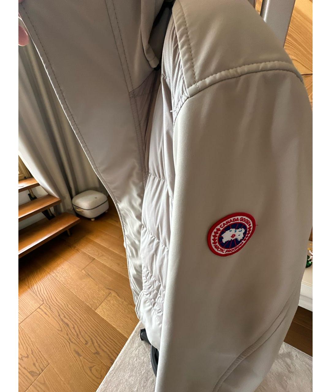 CANADA GOOSE Серая полиэстеровая парка, фото 7
