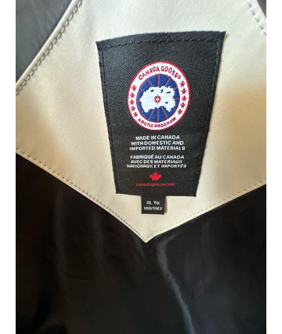 CANADA GOOSE Серая полиэстеровая парка, фото 6