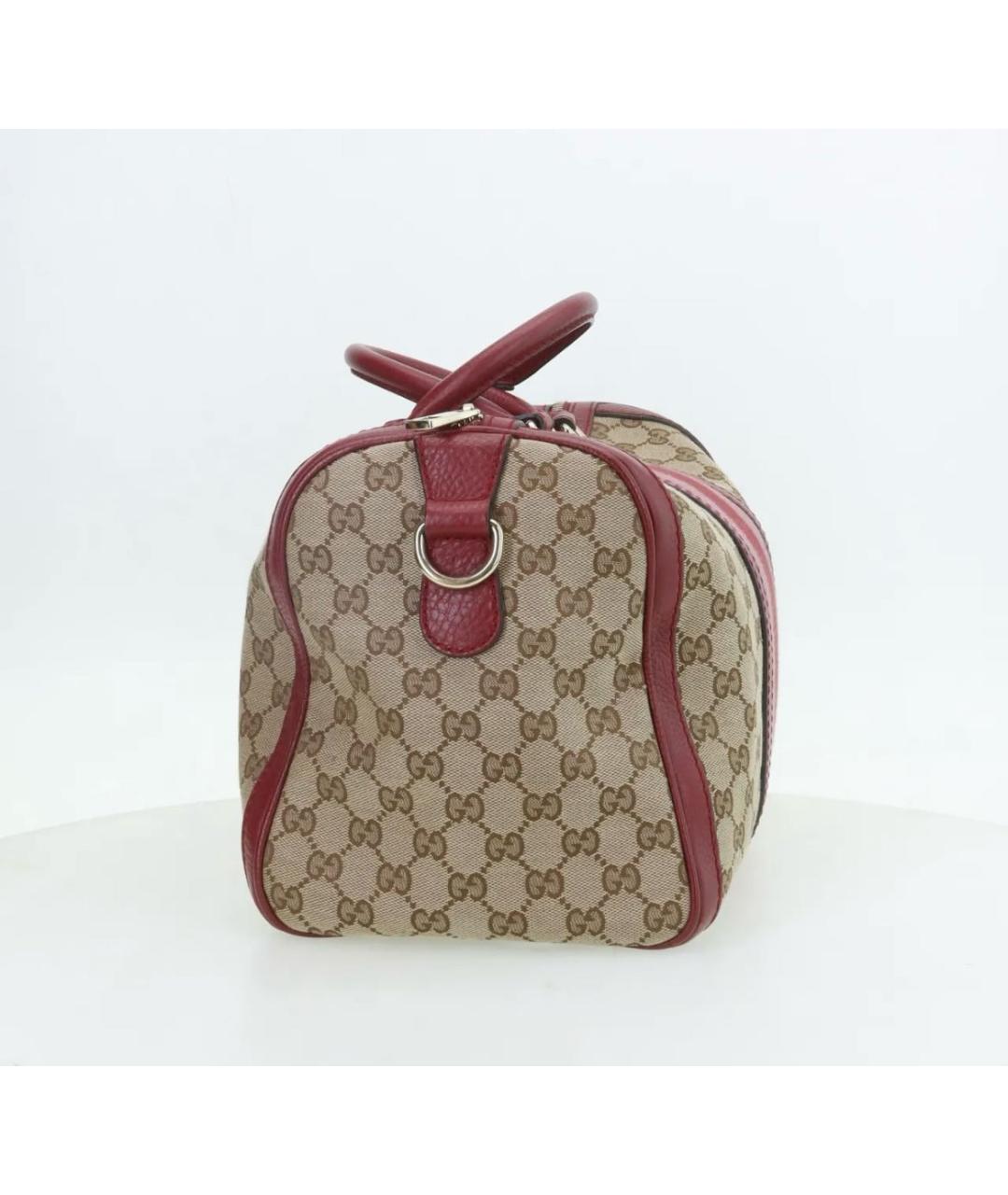 GUCCI Бордовая дорожная/спортивная сумка, фото 4