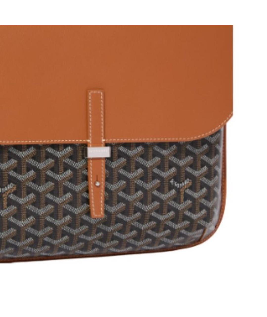 GOYARD Коричневая сумка на плечо, фото 5