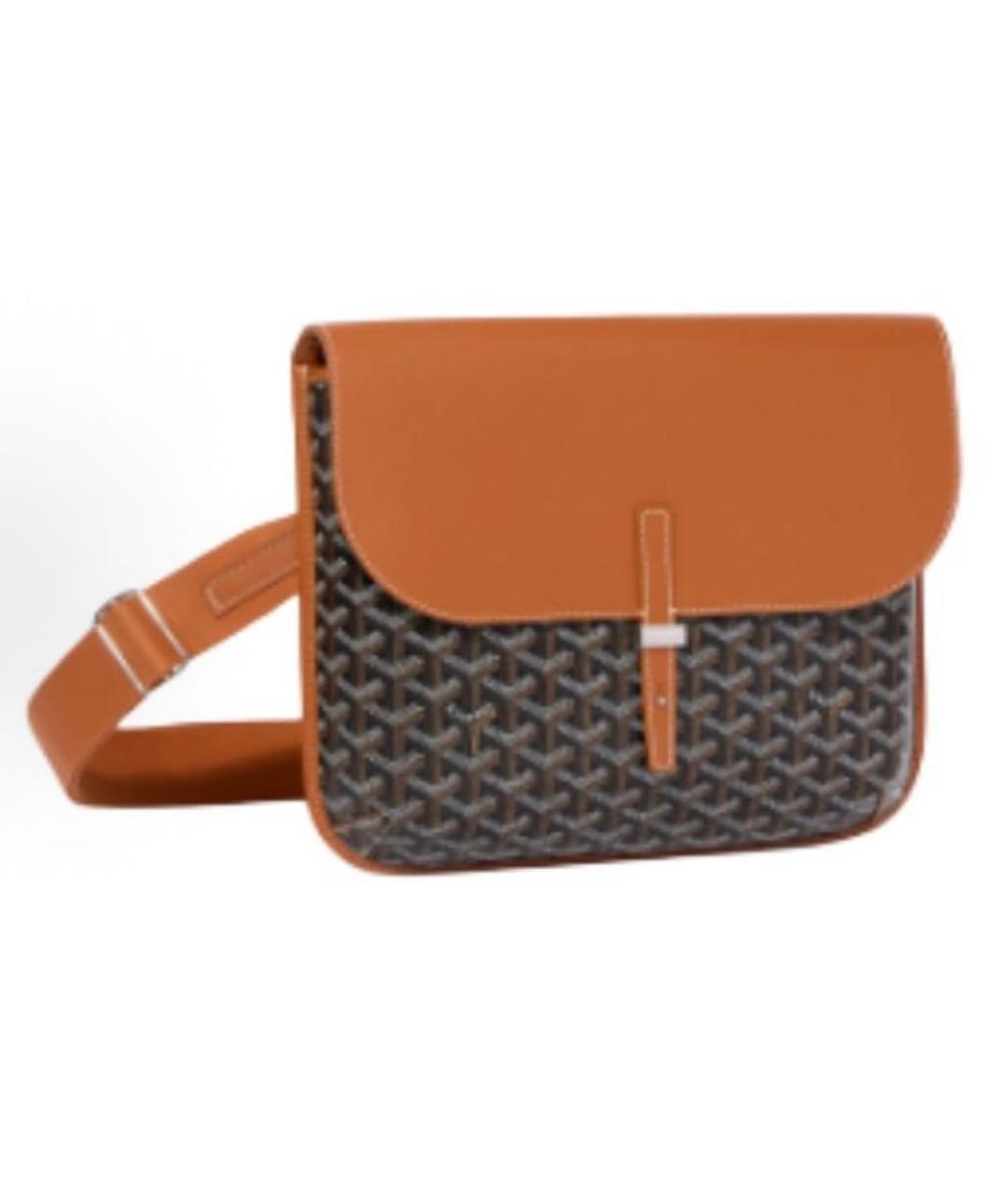 GOYARD Коричневая сумка на плечо, фото 6