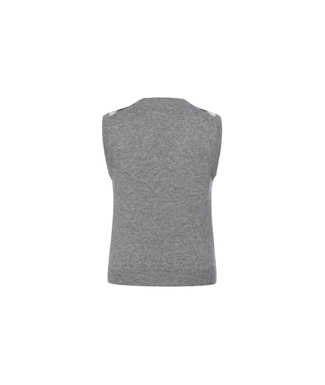 MIU MIU Серая жилетка, фото 2