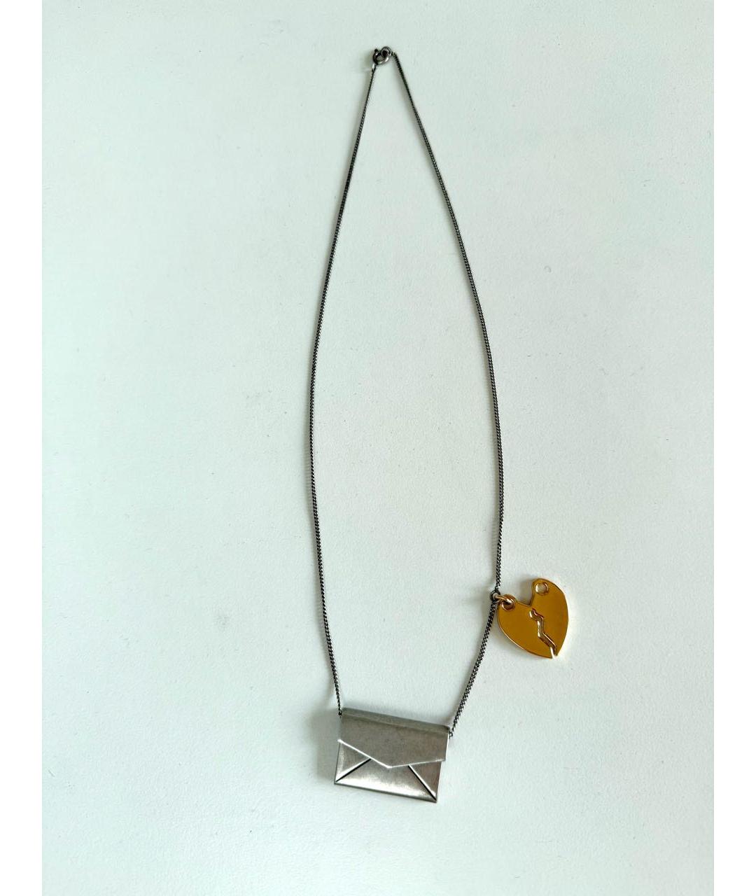 MAISON MARGIELA Серебряное серебряное колье, фото 6