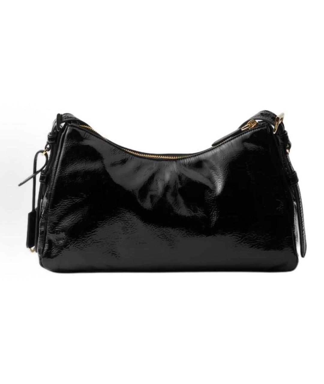 PRADA Черная кожаная сумка тоут, фото 5
