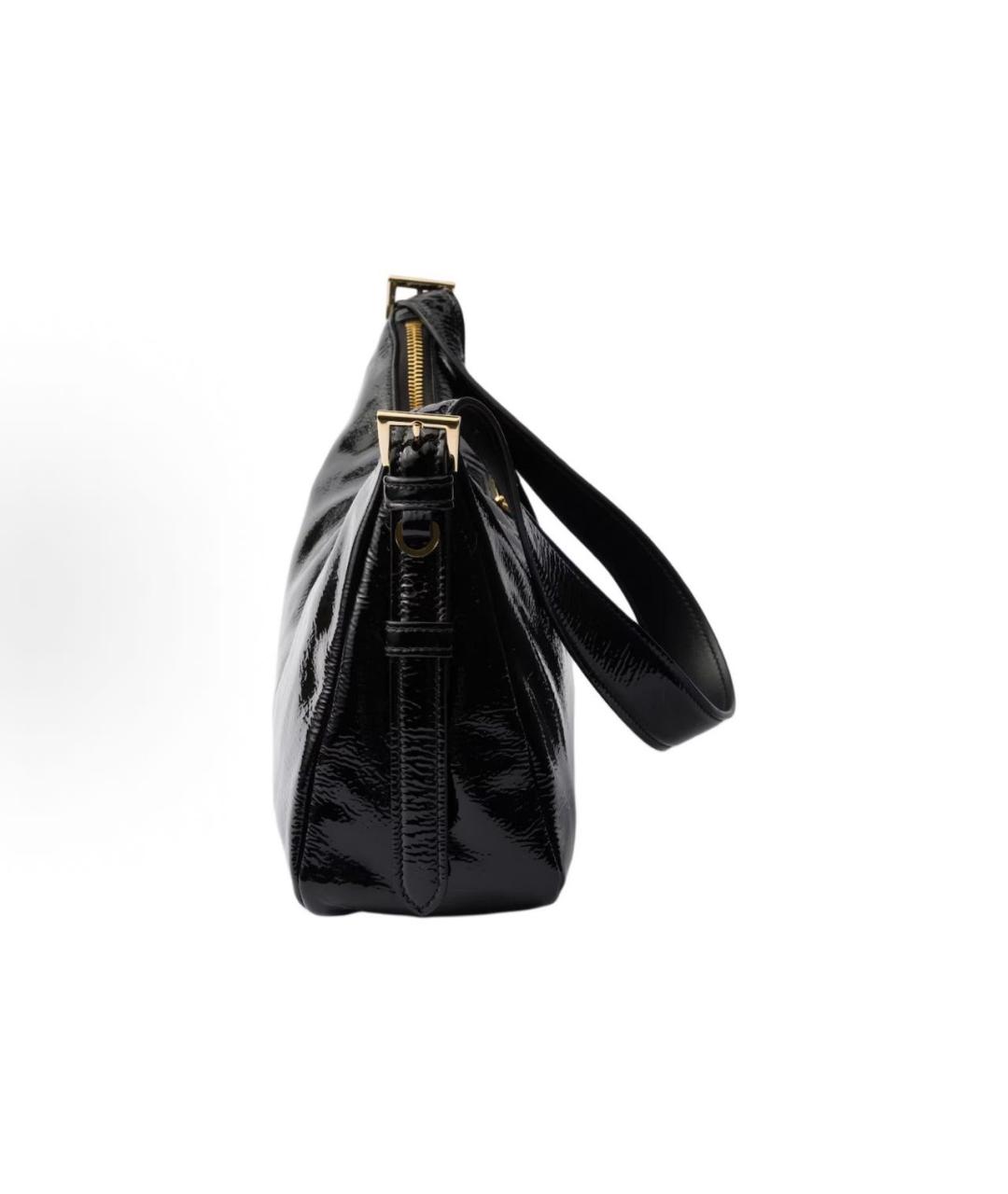 PRADA Черная кожаная сумка тоут, фото 4