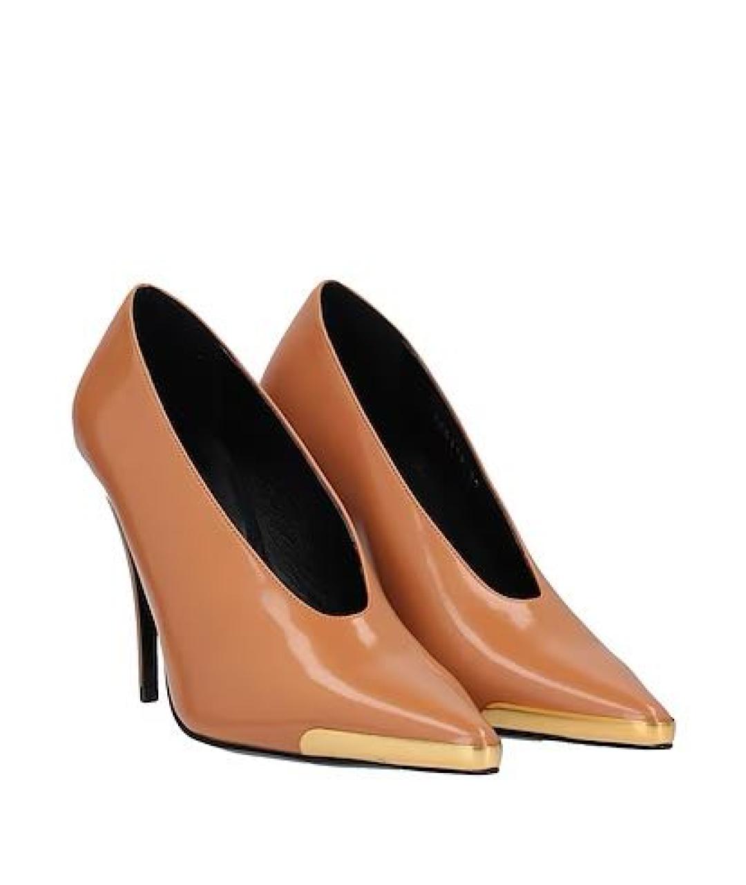 STELLA MCCARTNEY Коричневые туфли из лакированной кожи, фото 9