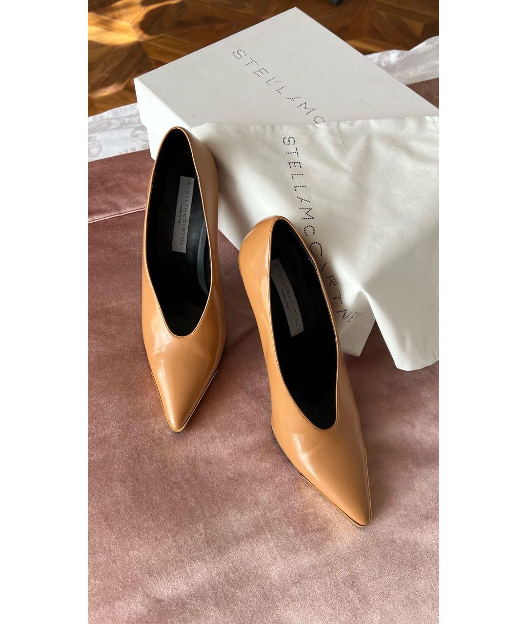 STELLA MCCARTNEY Коричневые туфли из лакированной кожи, фото 7