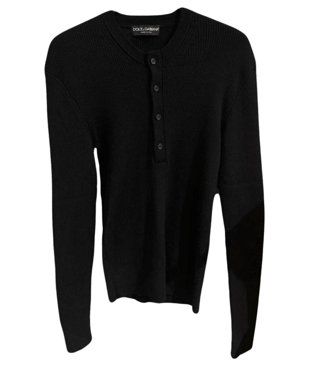 DOLCE&GABBANA Черная шерстяная водолазка, фото 1