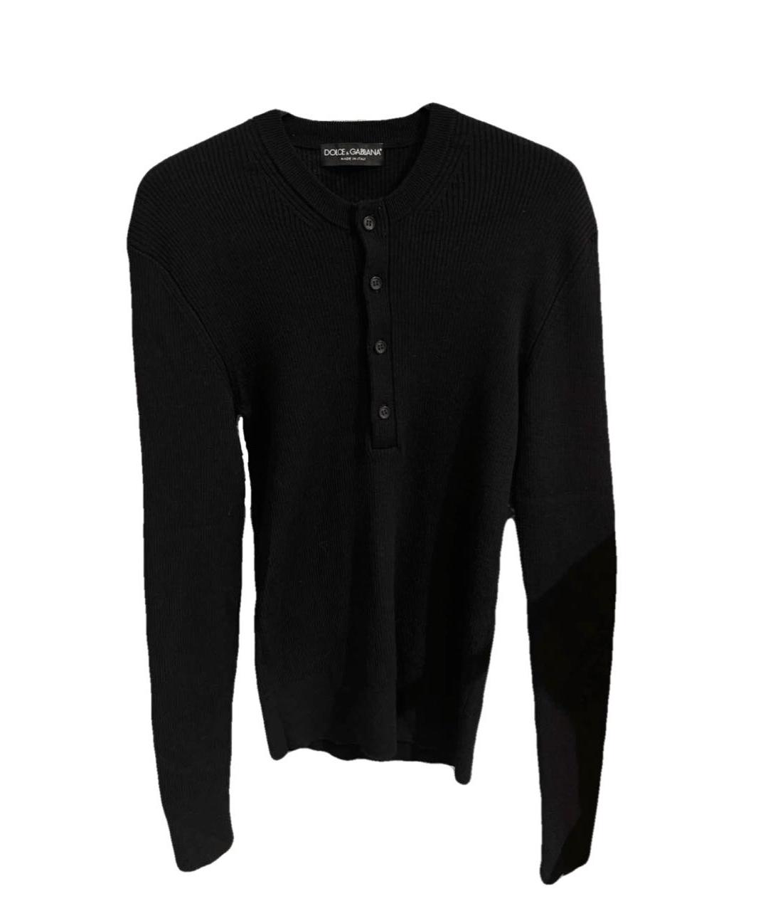 DOLCE&GABBANA Черная шерстяная водолазка, фото 5