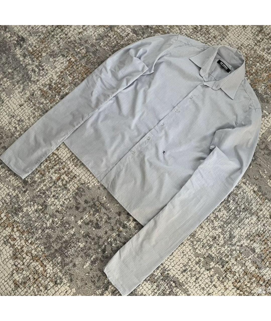 RAF SIMONS Голубая хлопковая классическая рубашка, фото 2