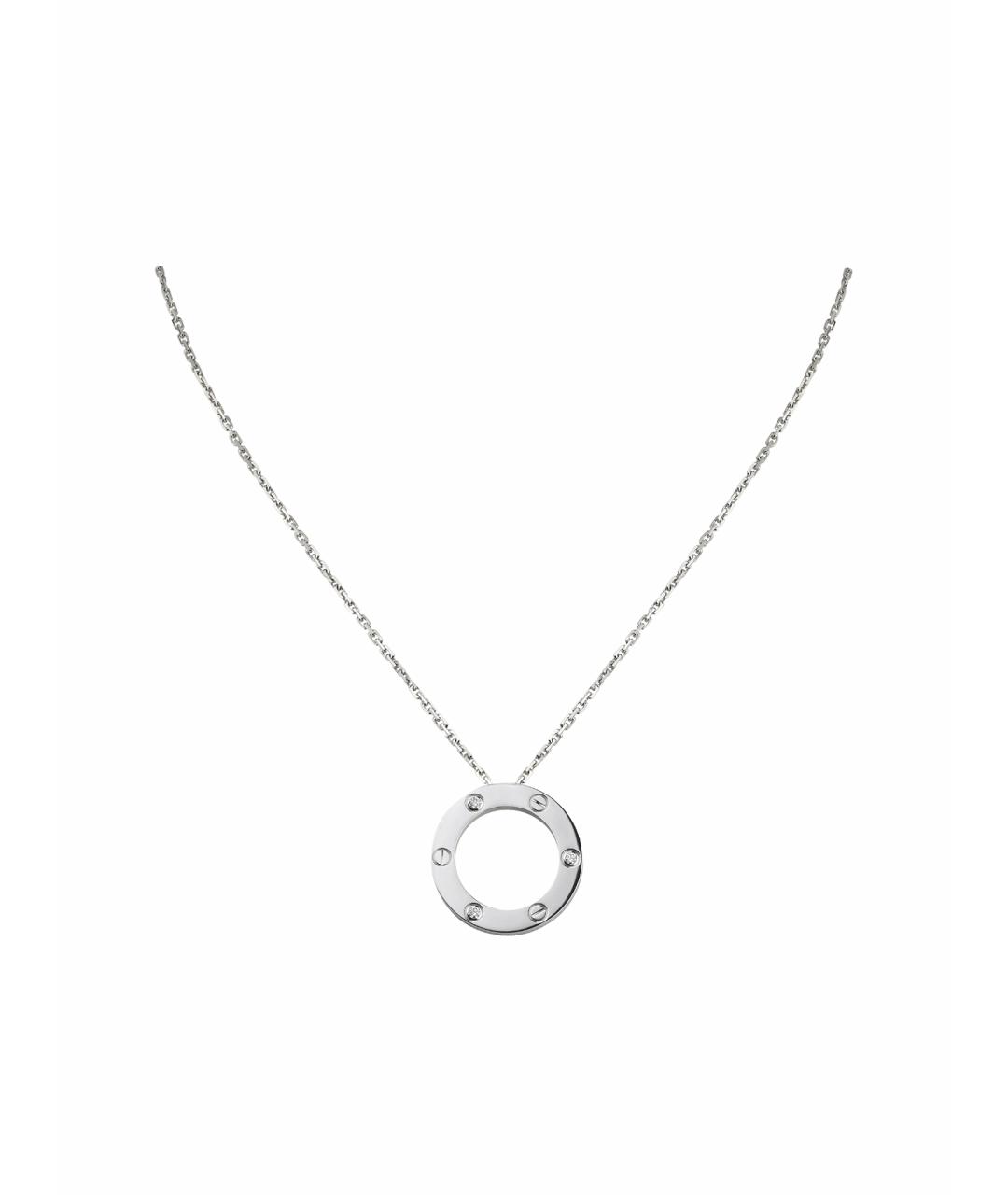 CARTIER Серебряная подвеска из белого золота, фото 1